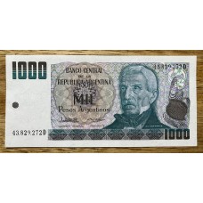 ARGENTINA COL. 685a BILLETE DE 1.000 PESOS ARGENTINOS